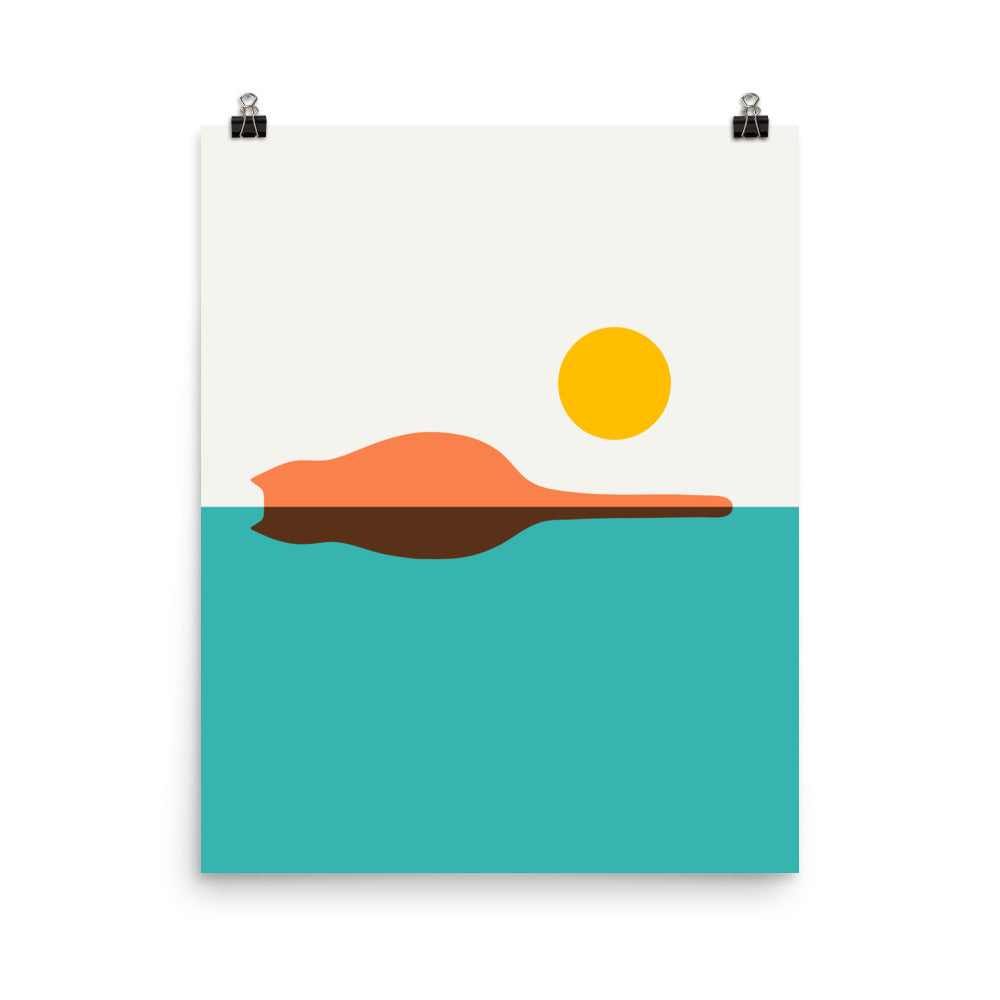 Cat island - Art print