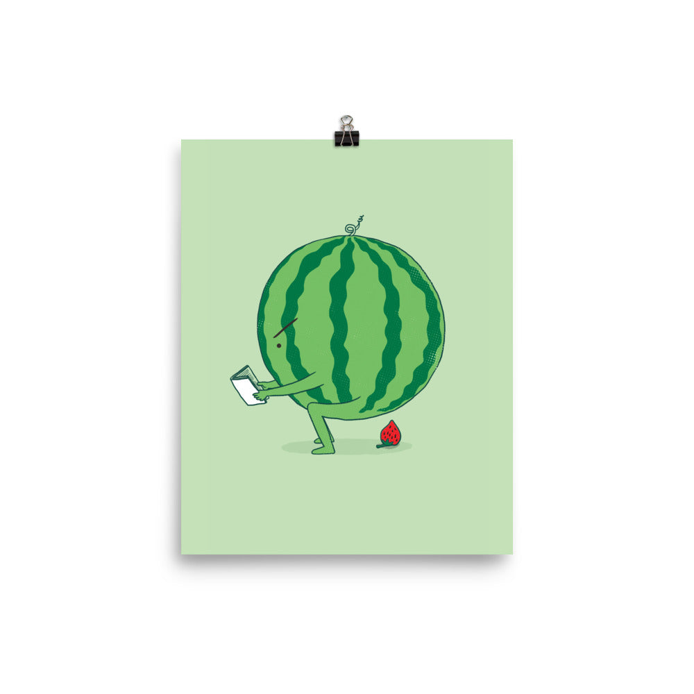 The making of strawberry - Art print