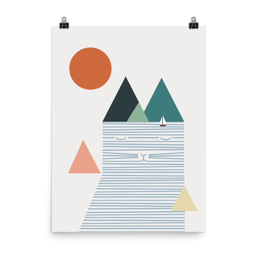 Cat Landscape 52 - Art print