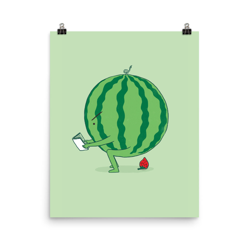 The making of strawberry - Art print