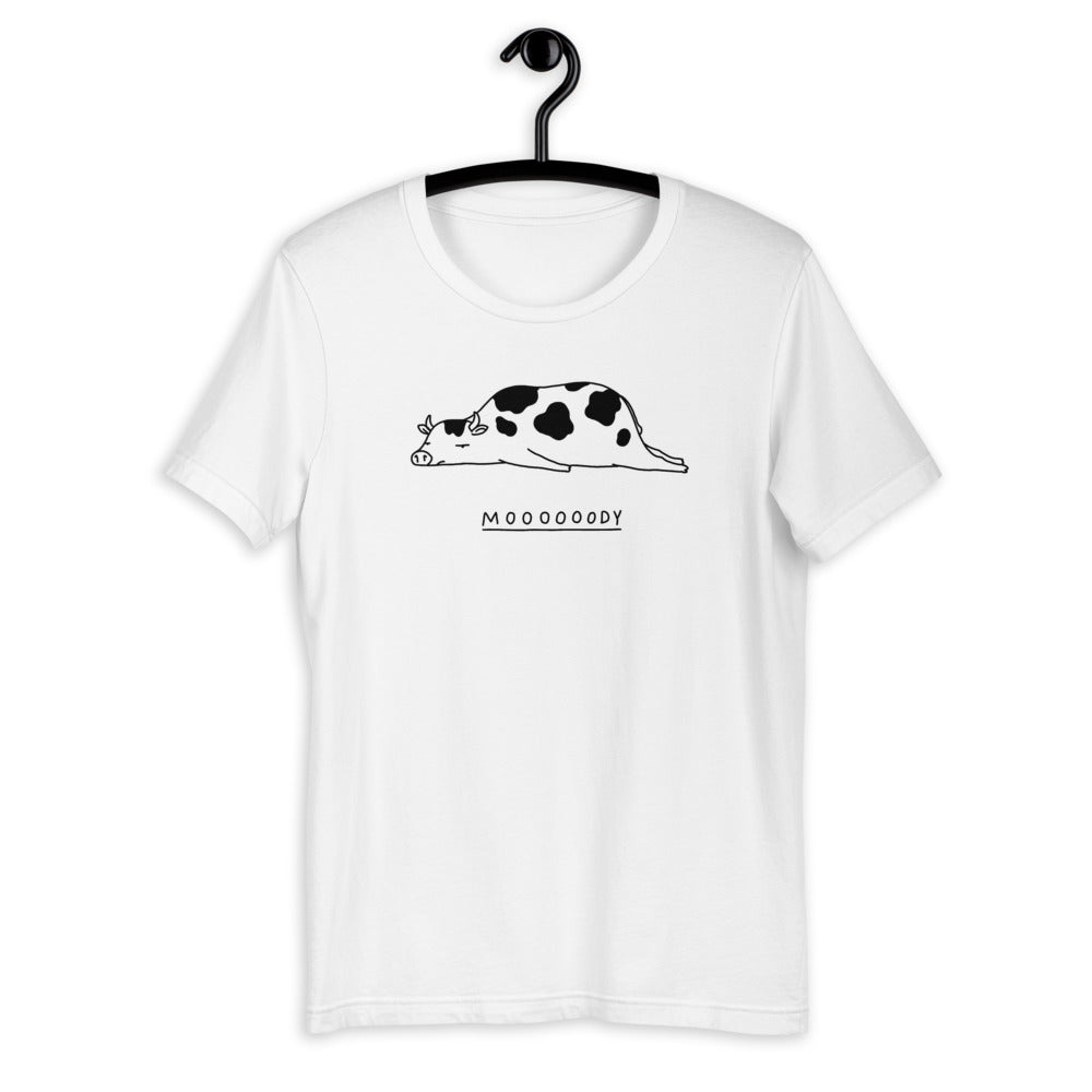 Moody Animals: Cow - Unisex T-Shirt