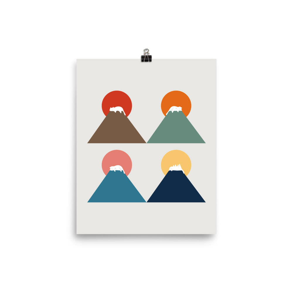 Cat Landscape 26 - Art print