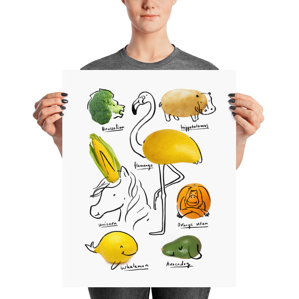 The Wild Vegan - Art print