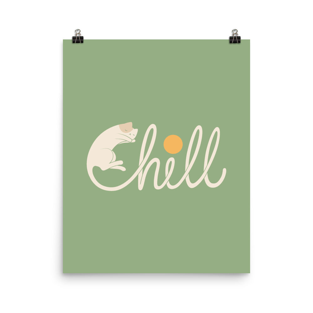 Cat Landscape 85: Chill - Art print