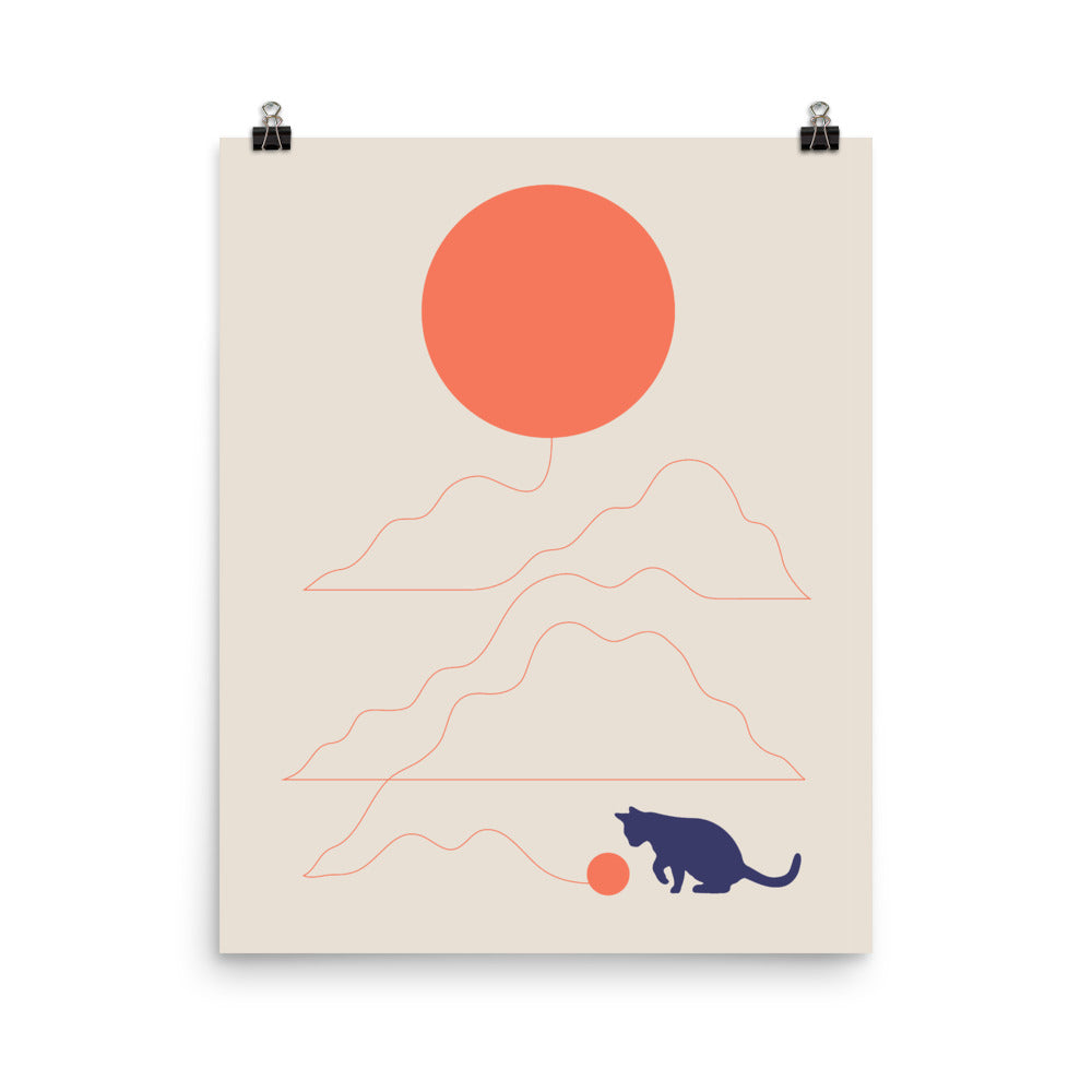 Cat Landscape 41 - Art print