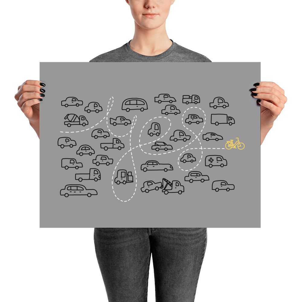 Yes Bike - Art print