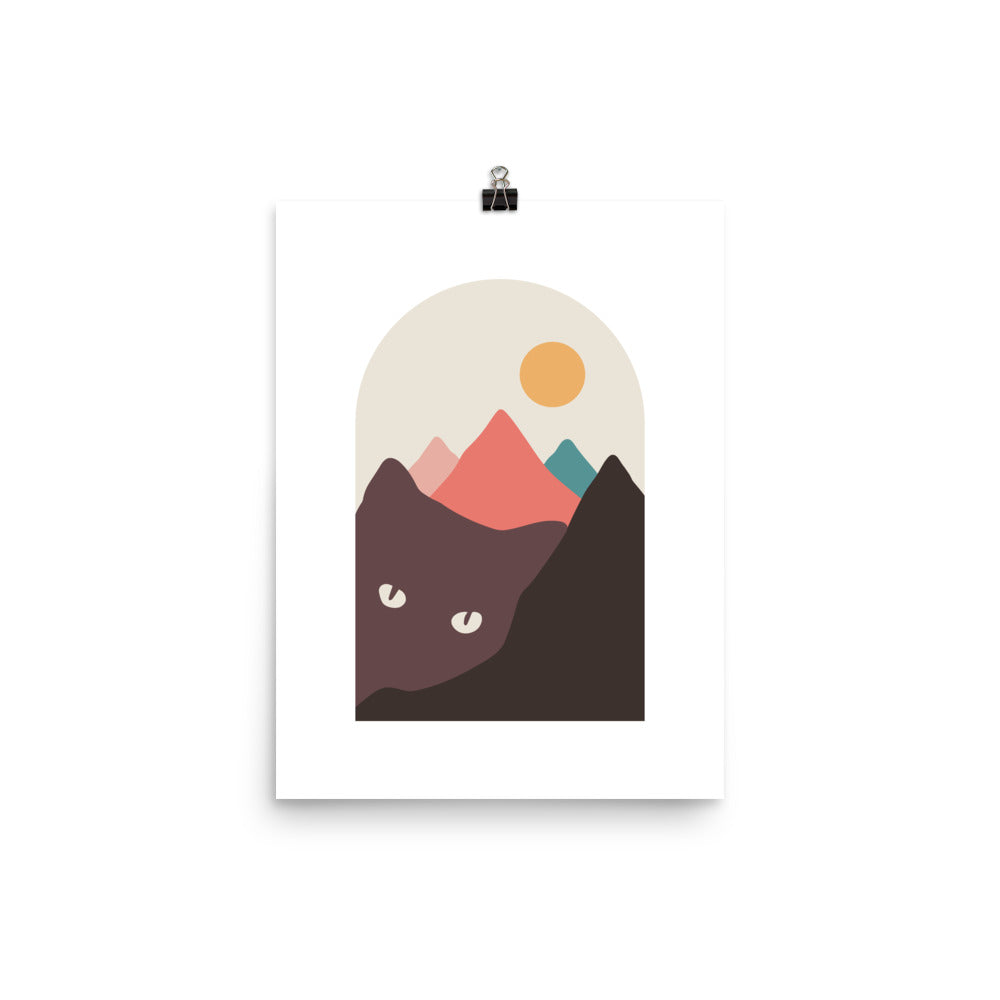 Cat Landscape 97 - Art print