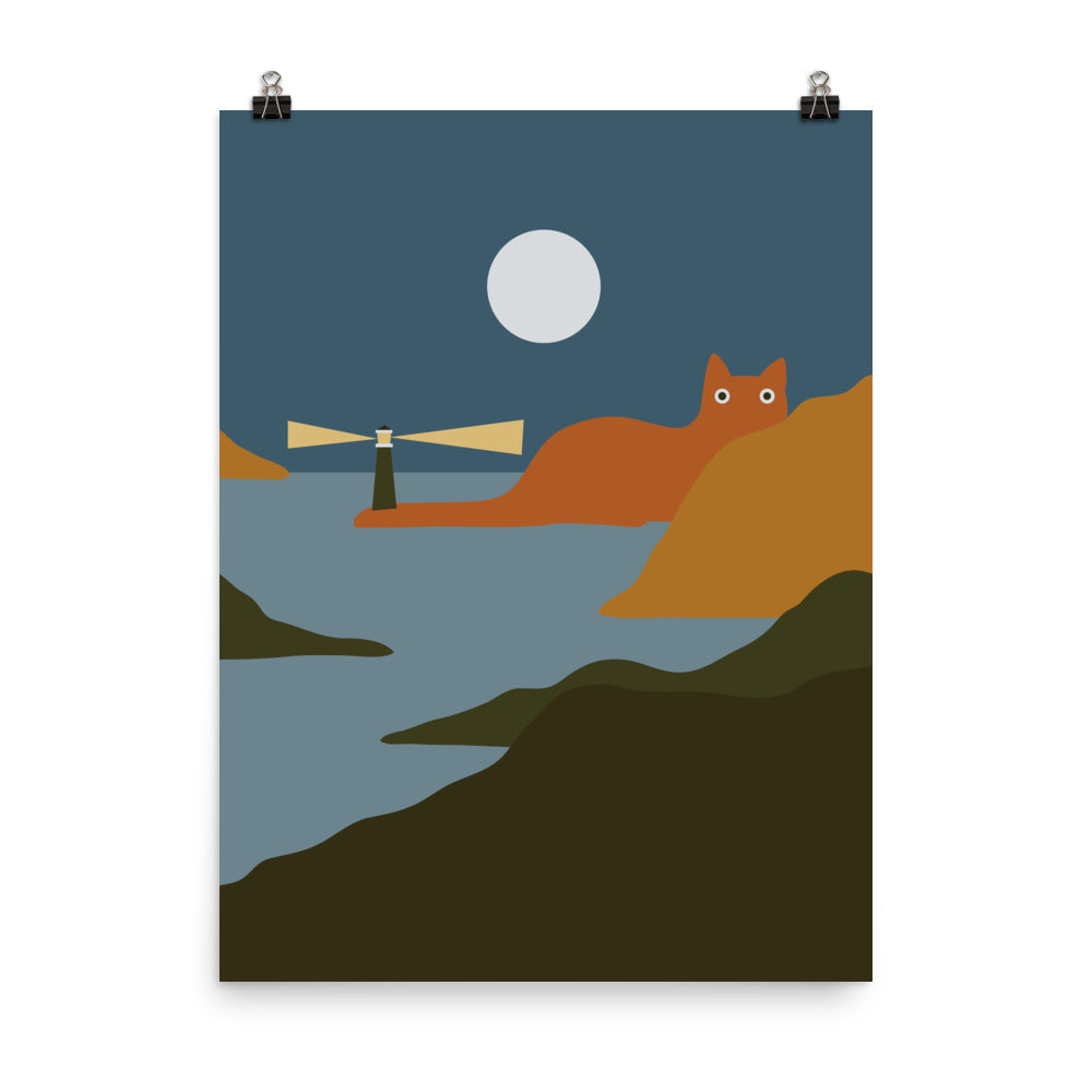 Cat Landscape 20 - Art print