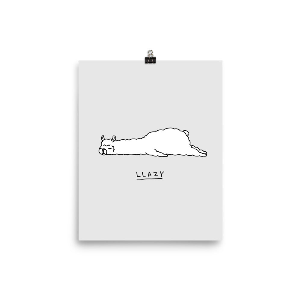 Moody Animals: Llama - Art print