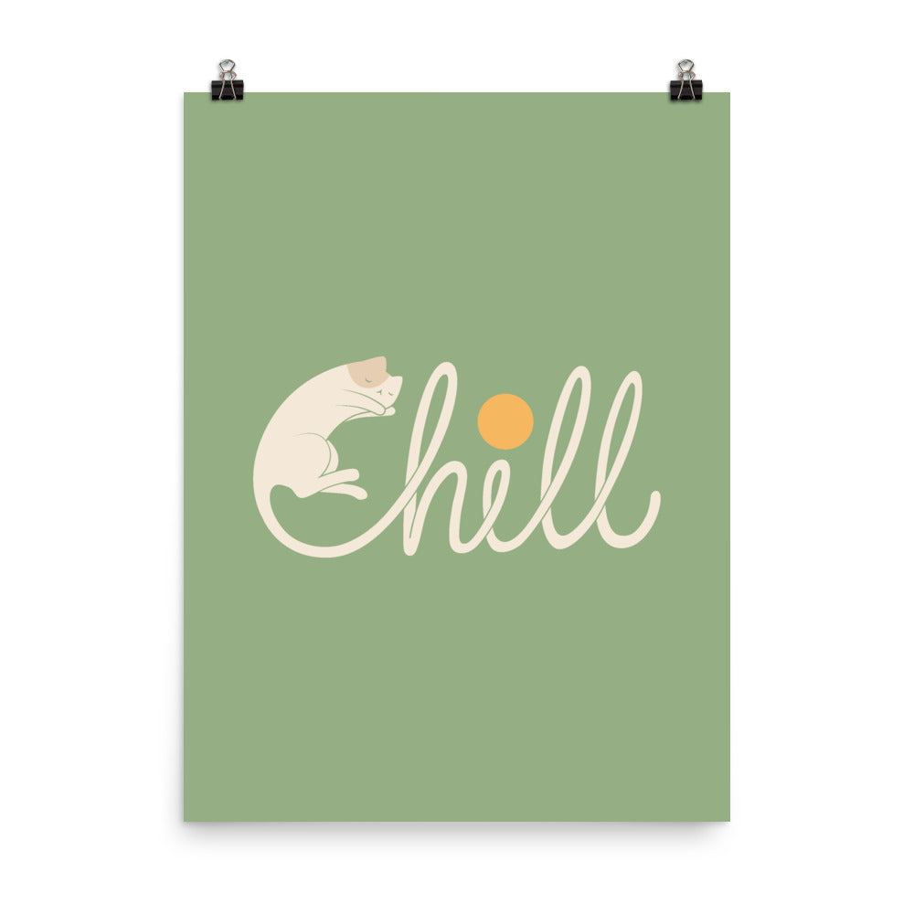 Cat Landscape 85: Chill - Art print