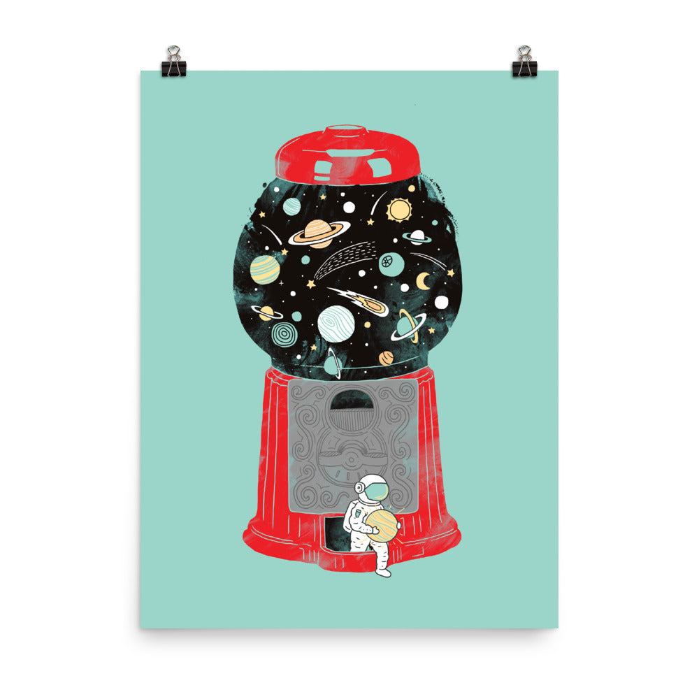 My childhood universe - Art print