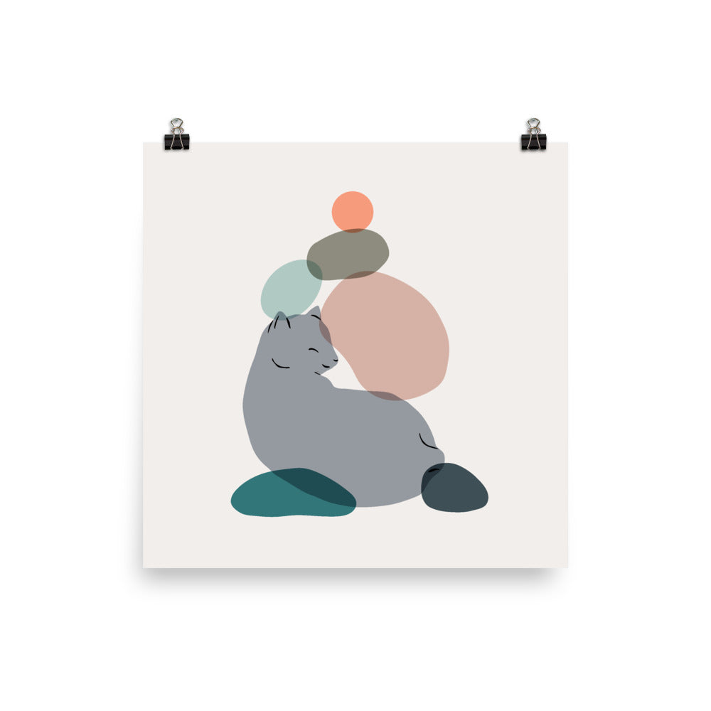 Cat Landscape 60 - Art print