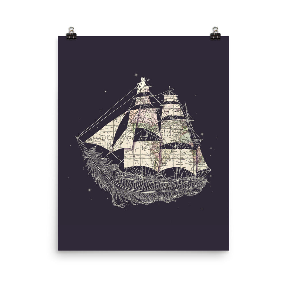 Wherever the wind blows - Art print