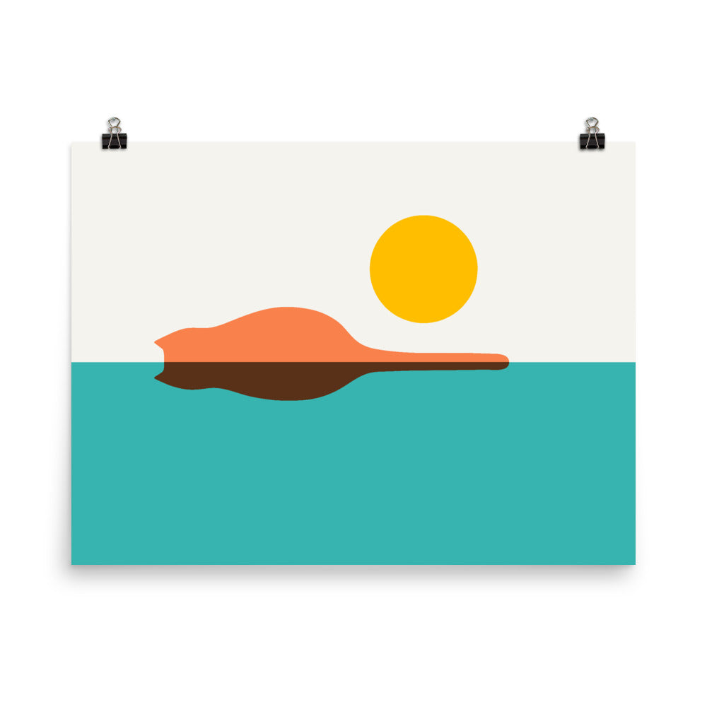 Cat Landscape 2L - Art print