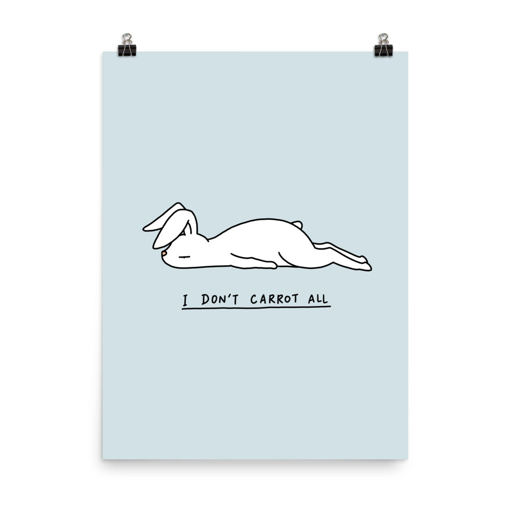 Moody Animals: Rabbit - Art print
