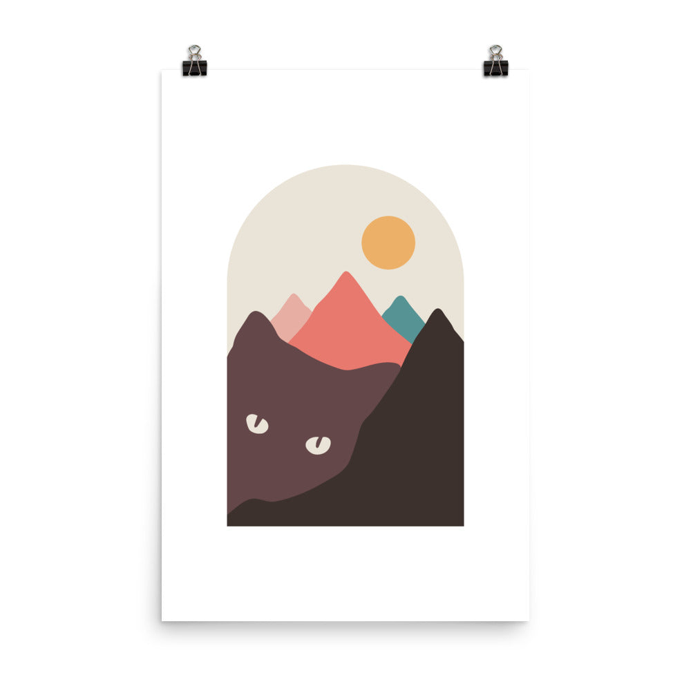 Cat Landscape 97 - Art print