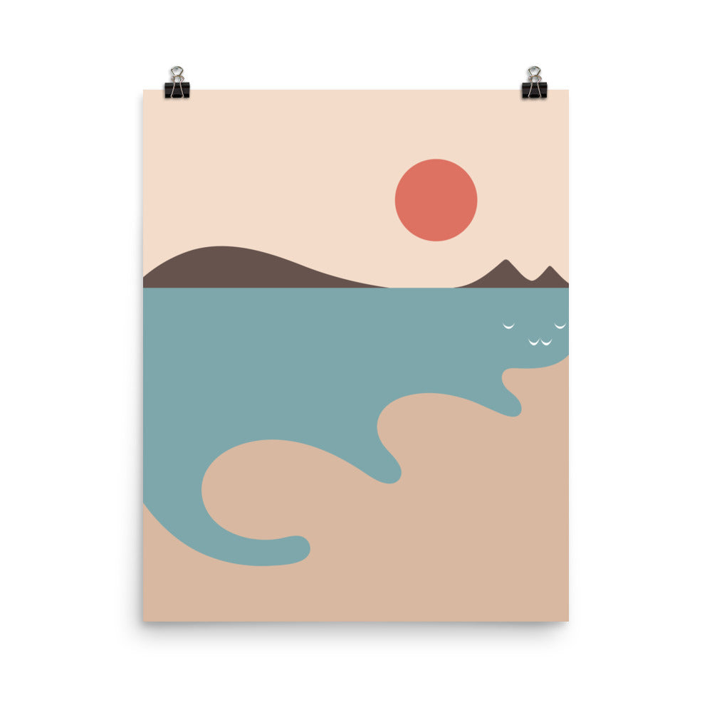 Cat Landscape 79 - Art print