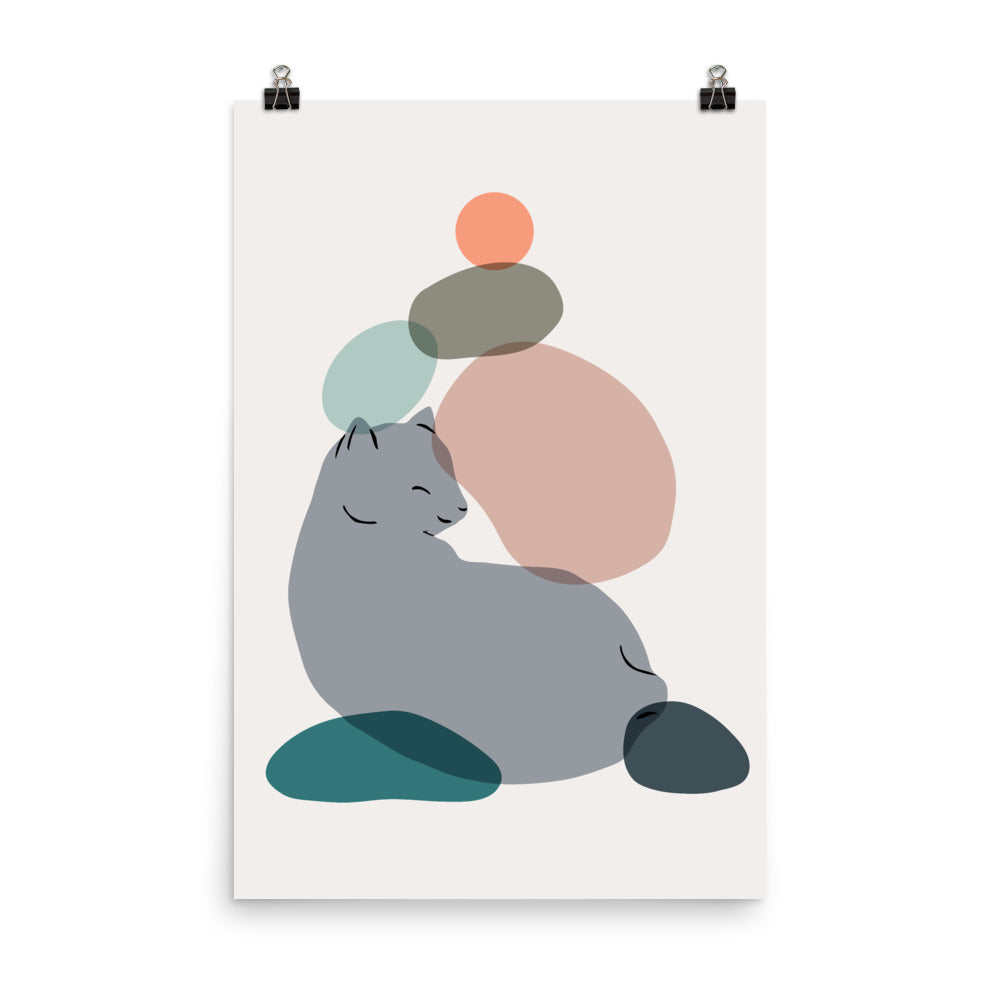 Cat Landscape 60 - Art print