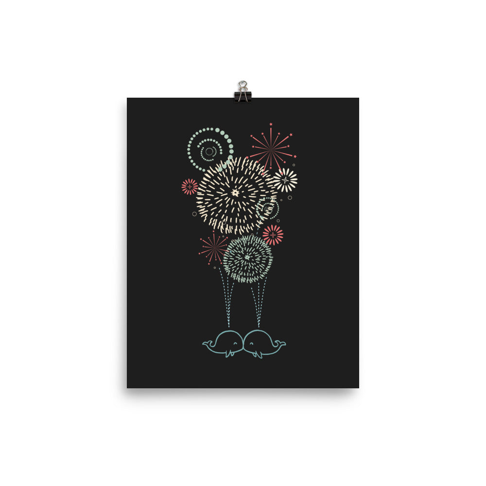 First Kiss - Art print