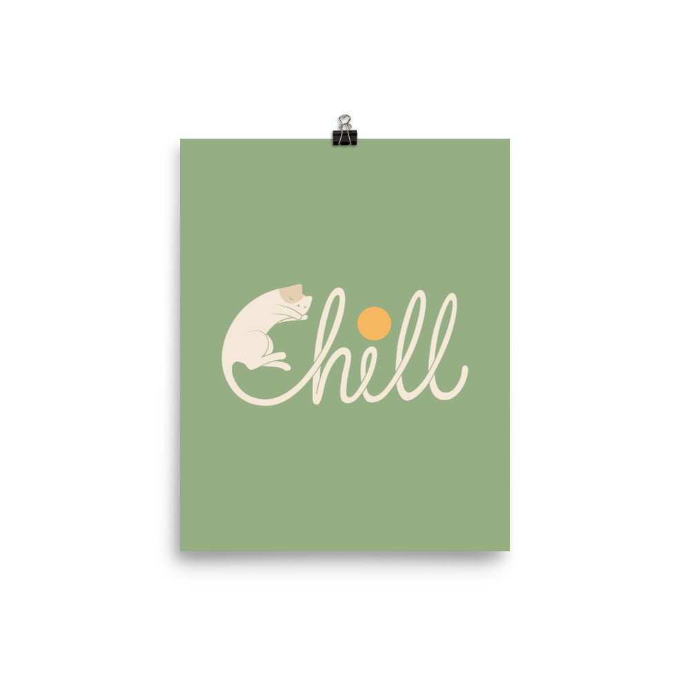 Cat Landscape 85: Chill - Art print