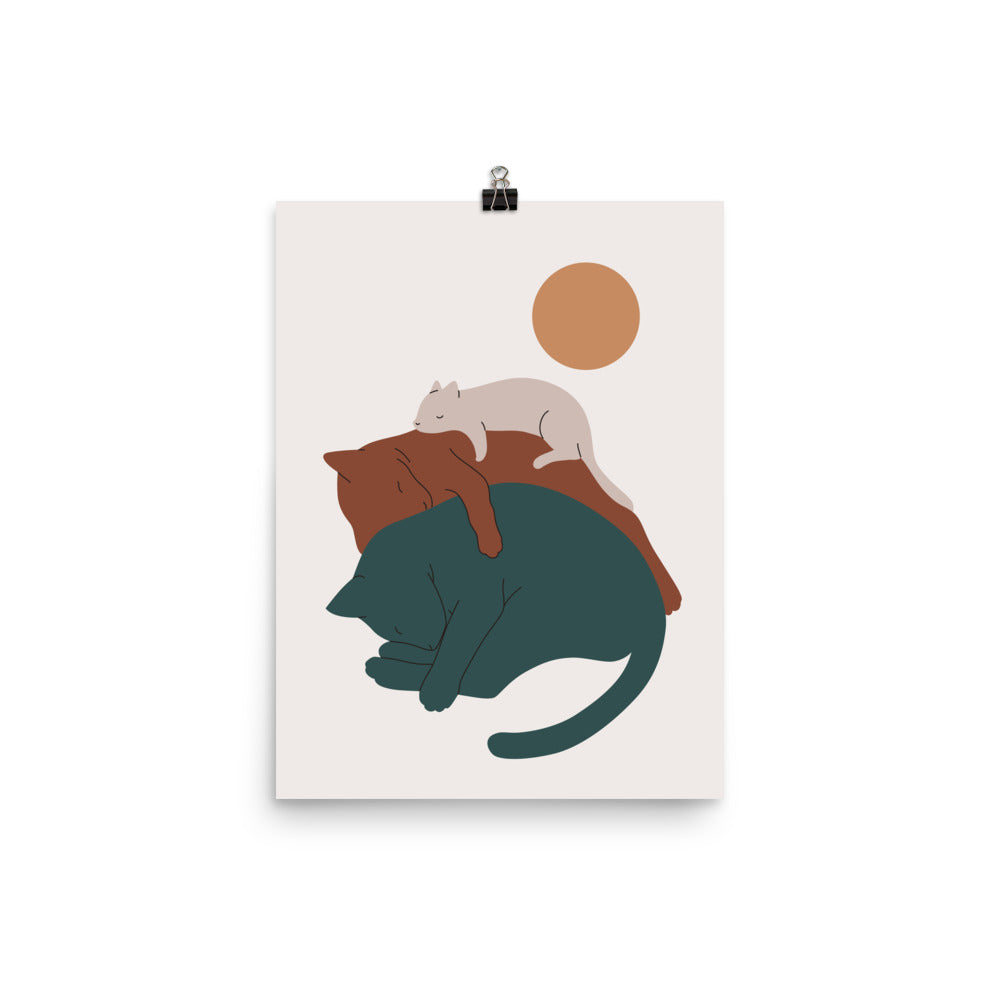 Cat Landscape 17 - Art print