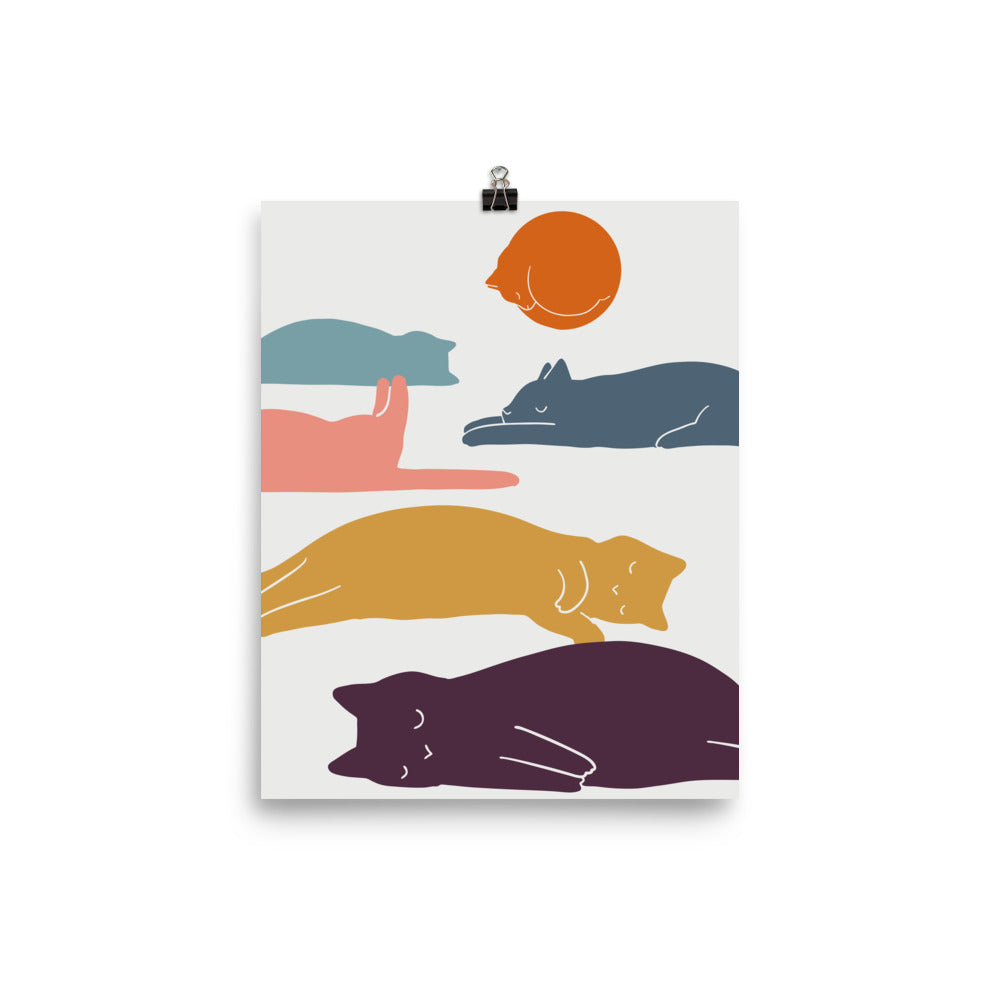 Cat Landscape 11 - Art print