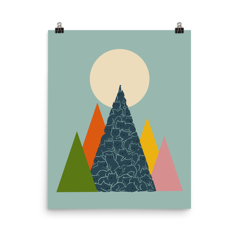 Cat Landscape 13 - Art print