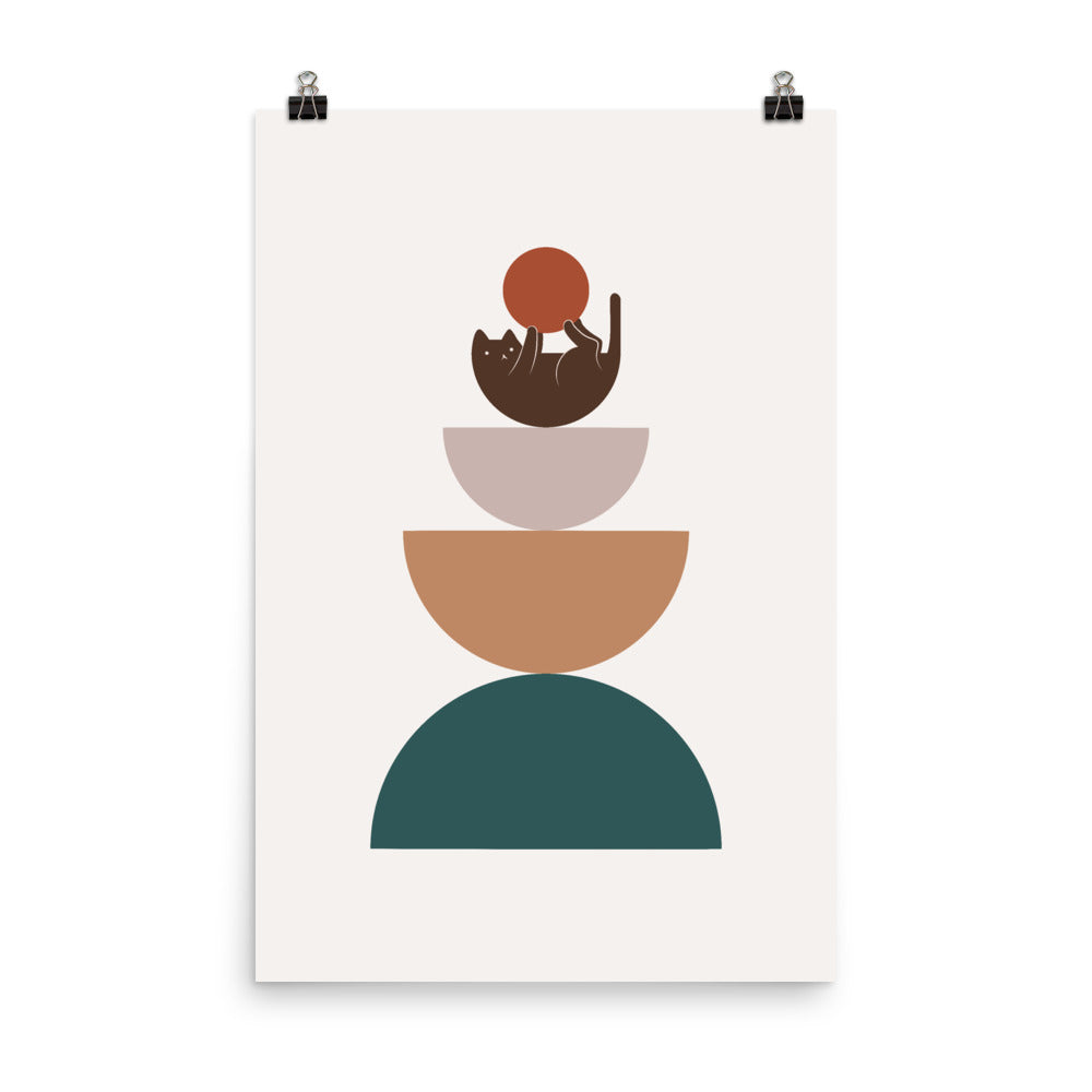 Cat Landscape 82 - Art print