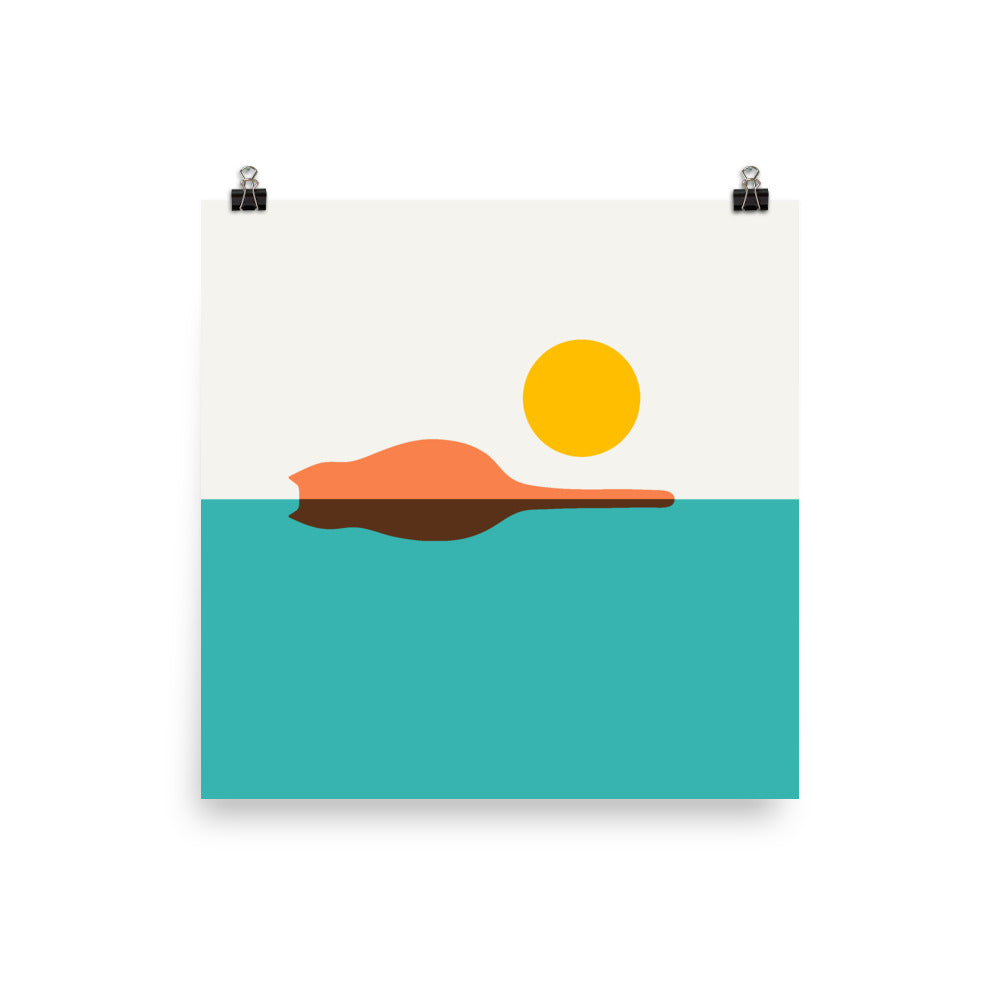 Cat Landscape 2L - Art print