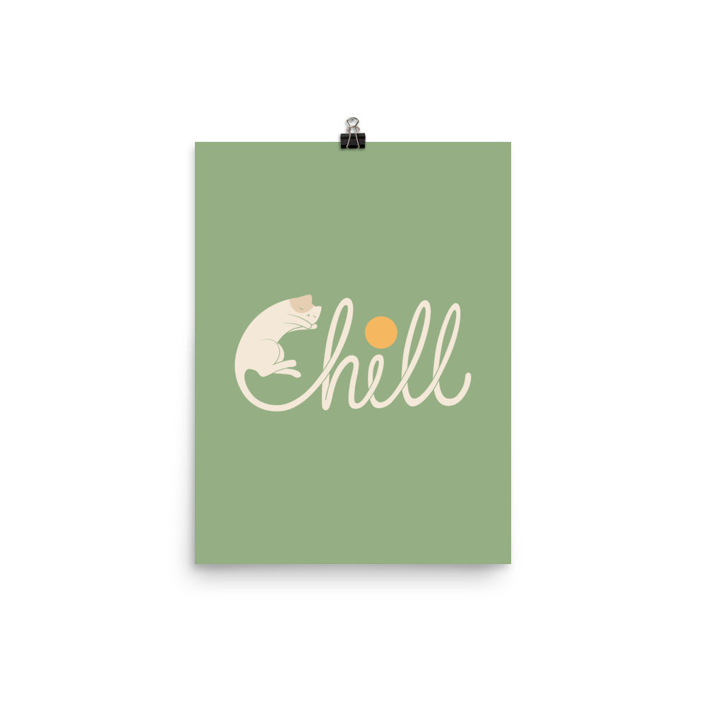 Cat Landscape 85: Chill - Art print