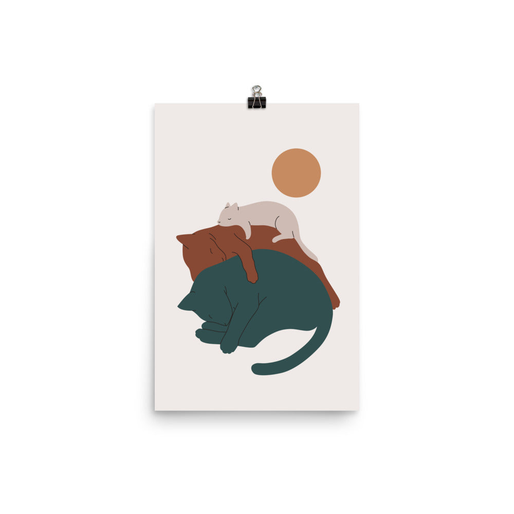 Cat Landscape 17 - Art print