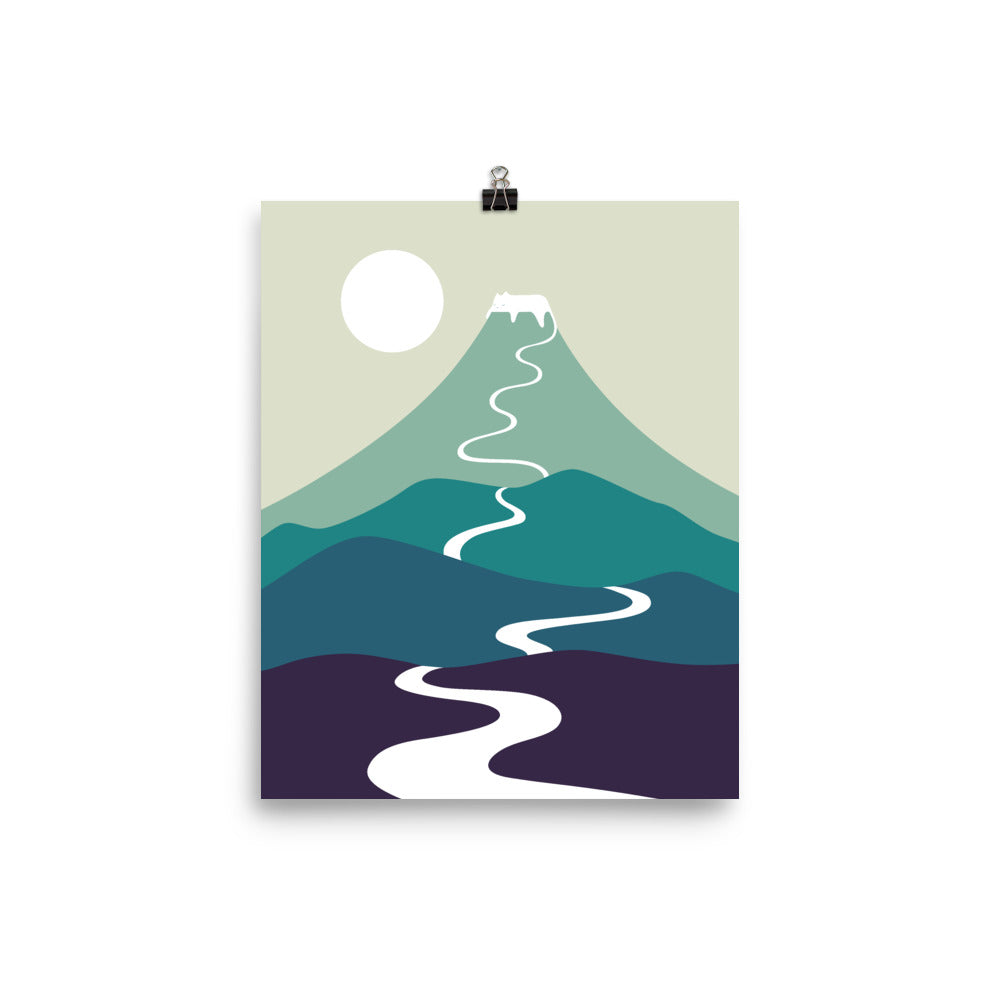 Cat Landscape 80 - Art print