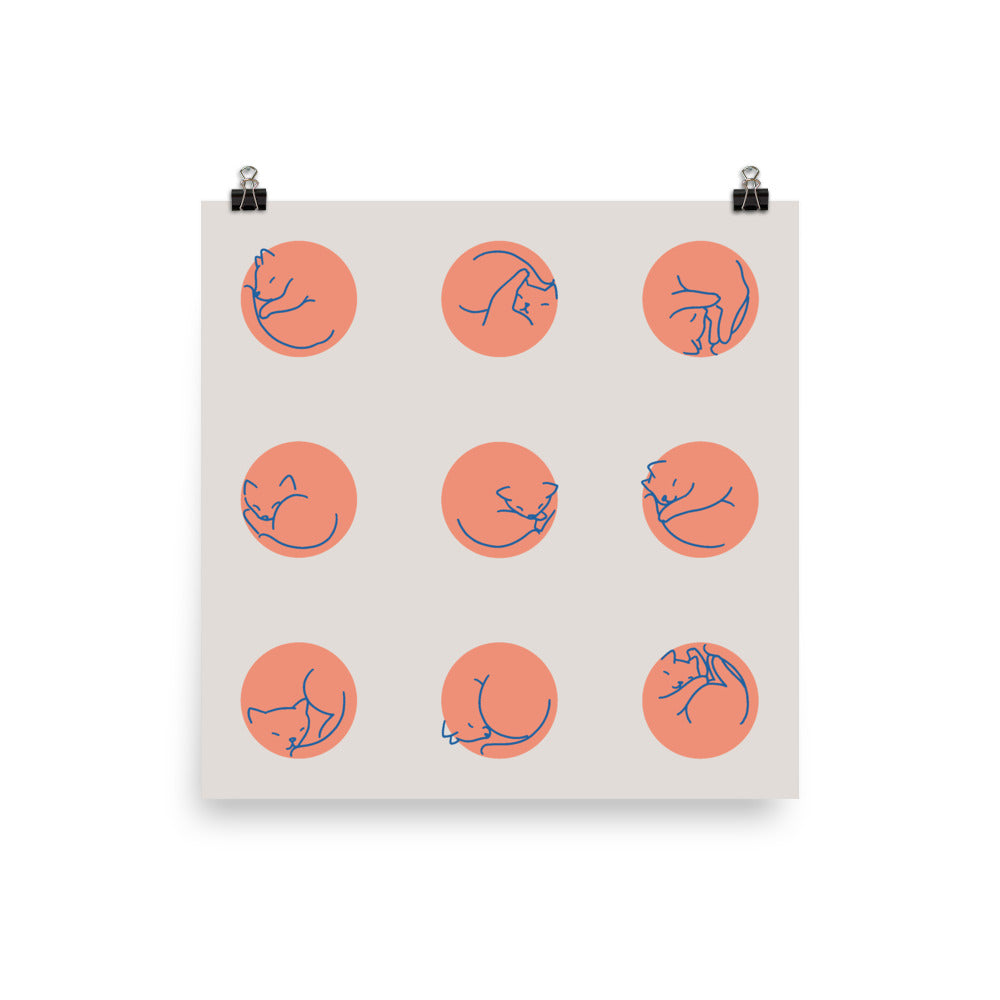 Polcat dots - Art print