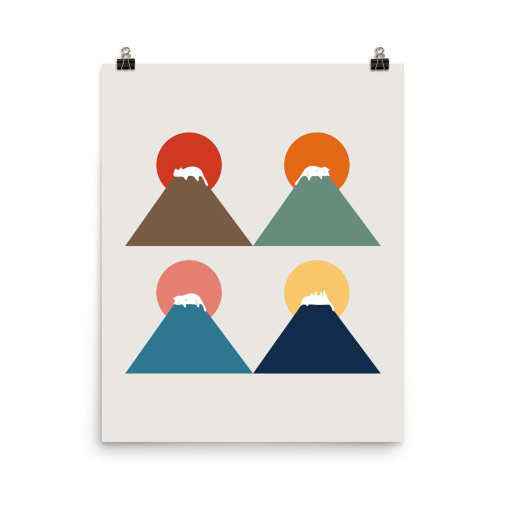 Cat Landscape 26 - Art print