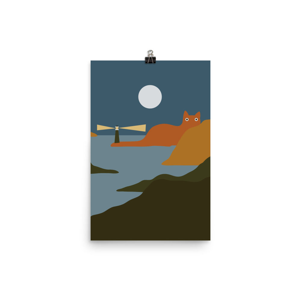 Cat Landscape 20 - Art print