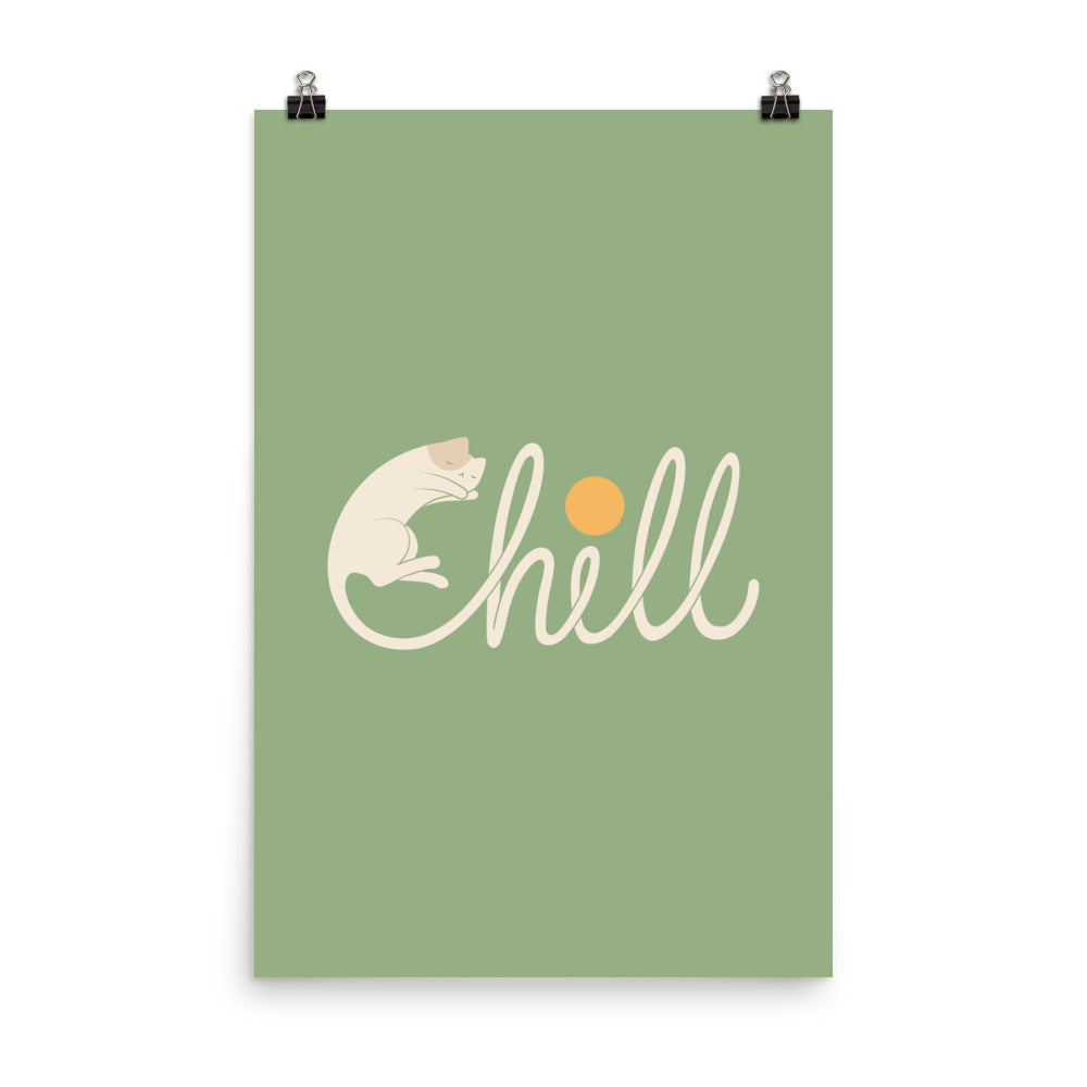 Cat Landscape 85: Chill - Art print
