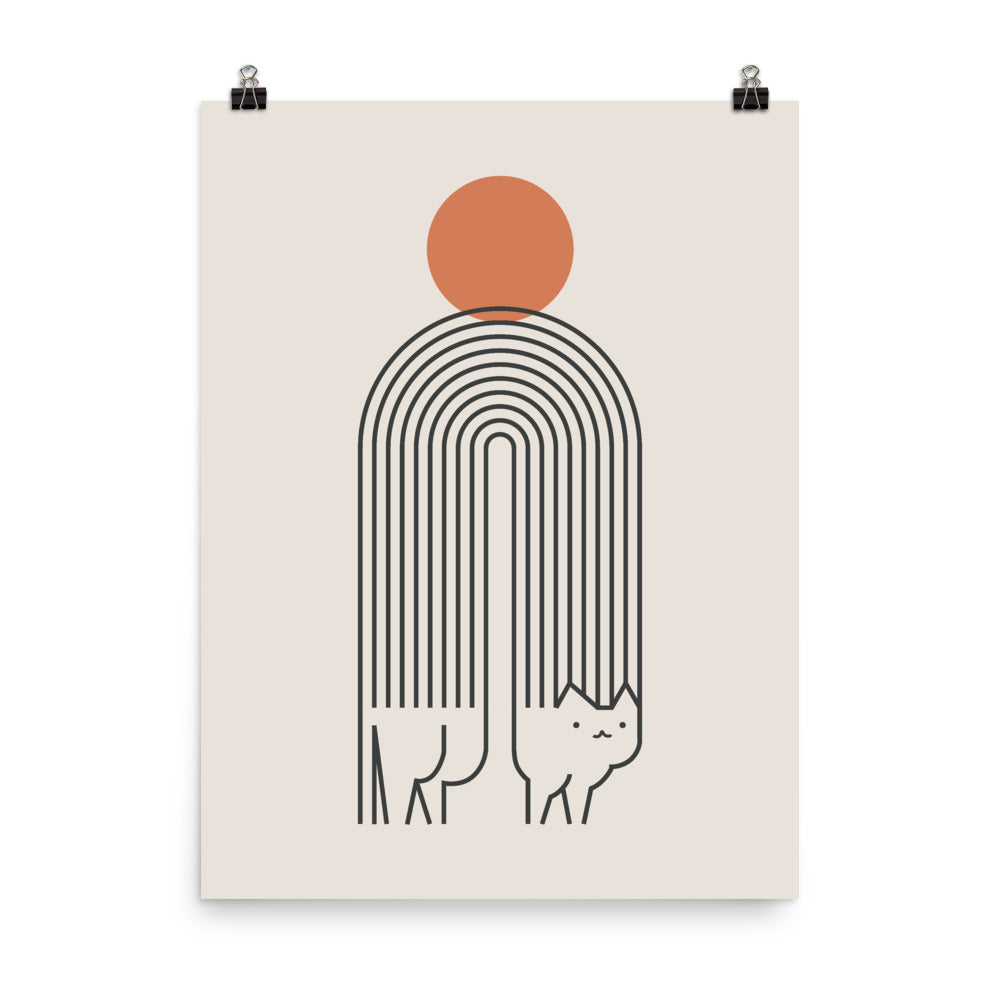 Cat Landscape 94 - Art print