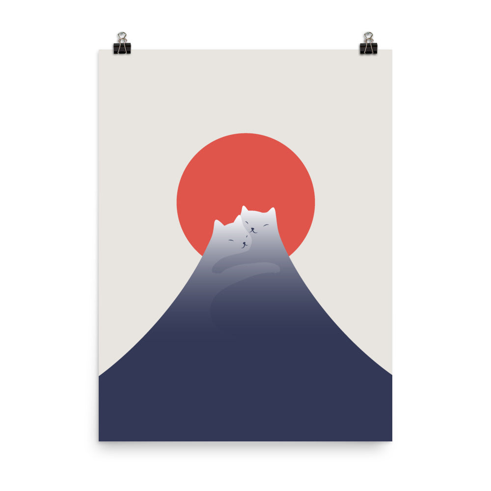 Cat Landscape 98 - Art print