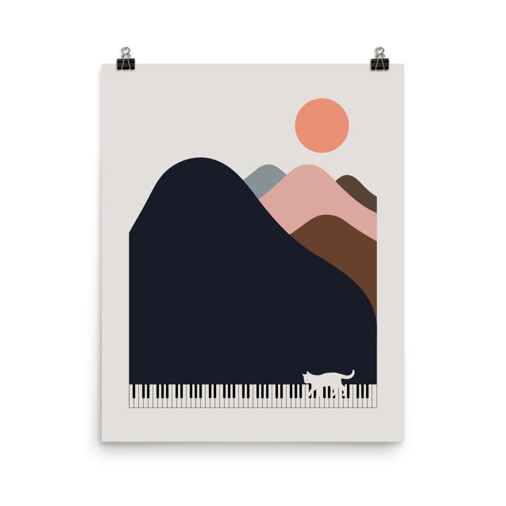 Cat Landscape 70 - Art print