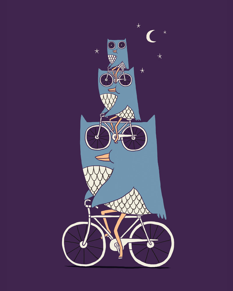 Night riders - Art print