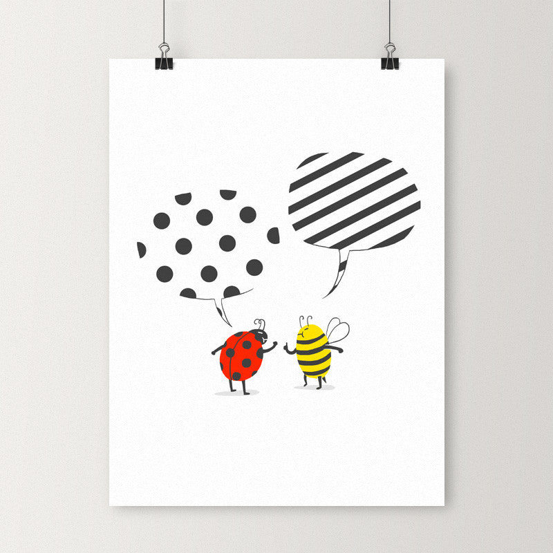 Pattern conflict - Art print
