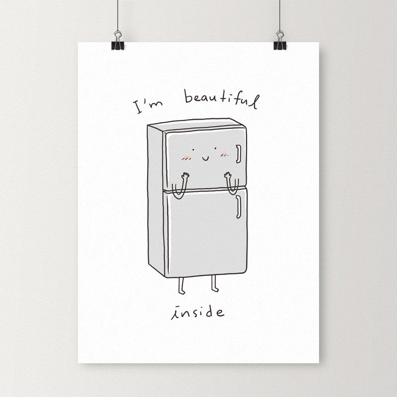 Beautiful inside - Art print