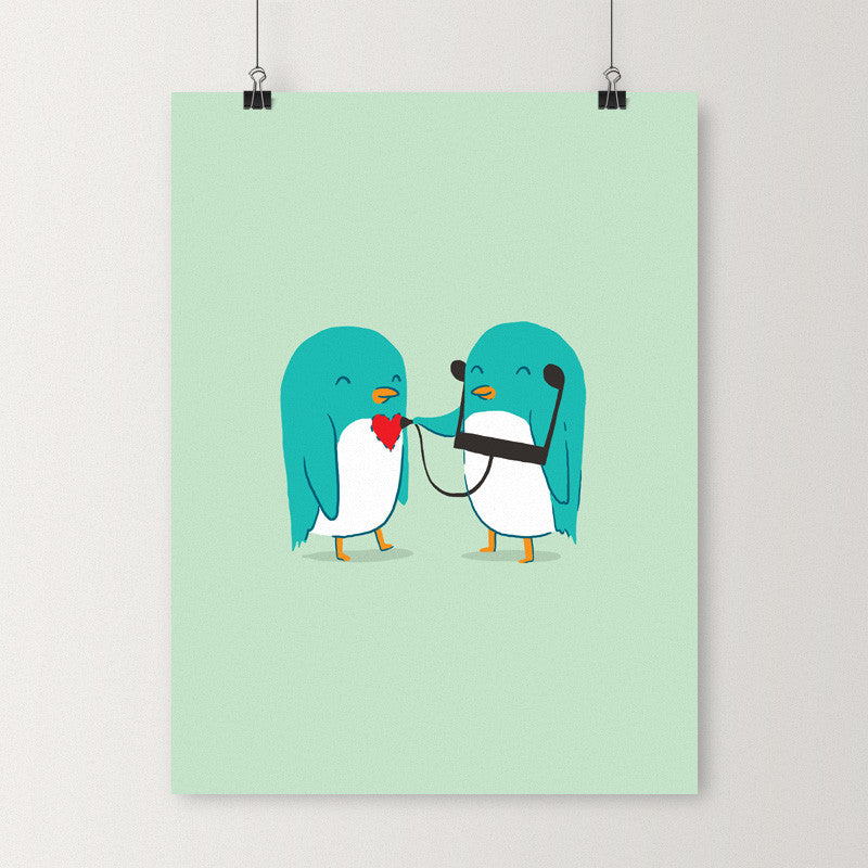 The sound of love - Art print