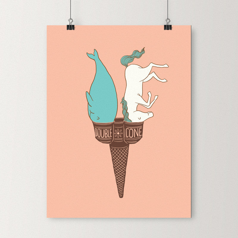 Double cone - Art print