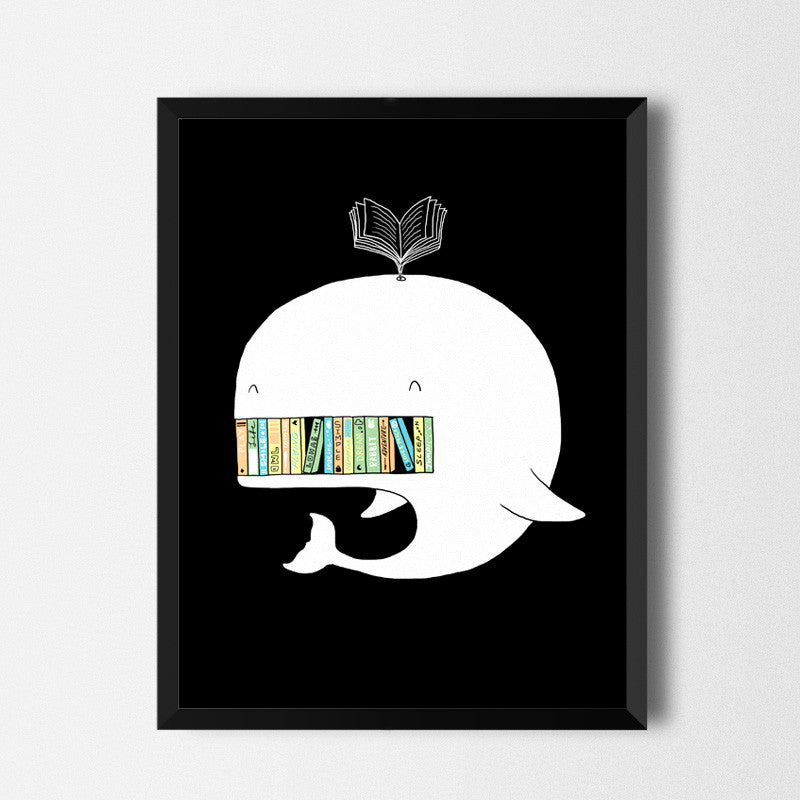 My bookshelf - Art print