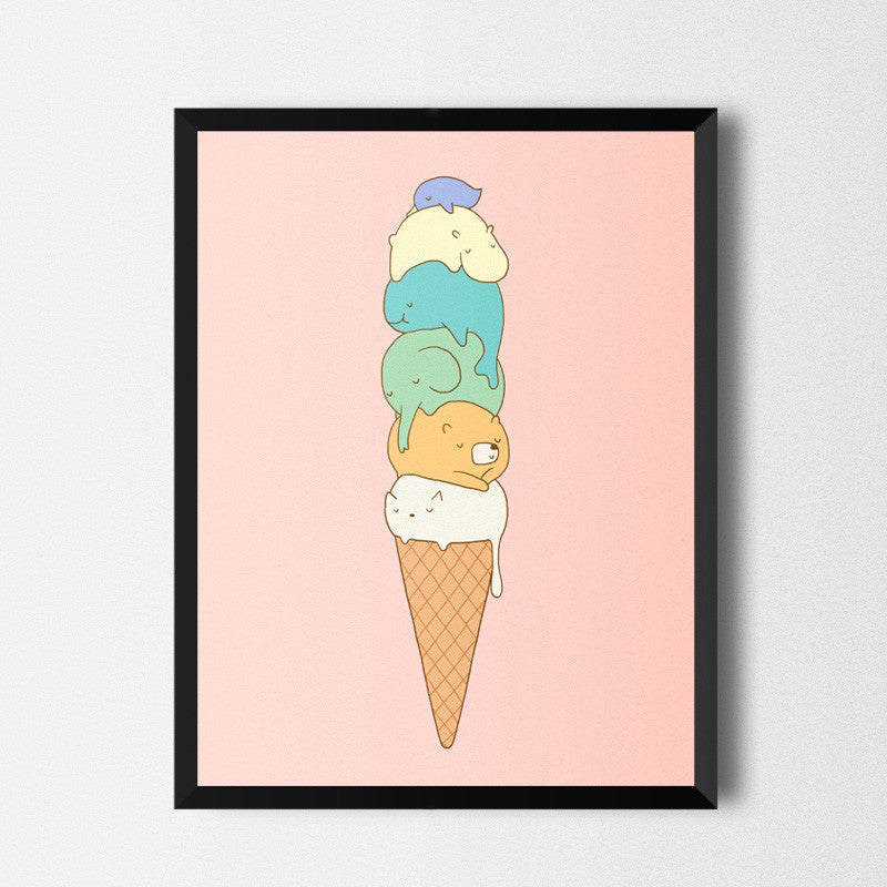 Melting - Art print