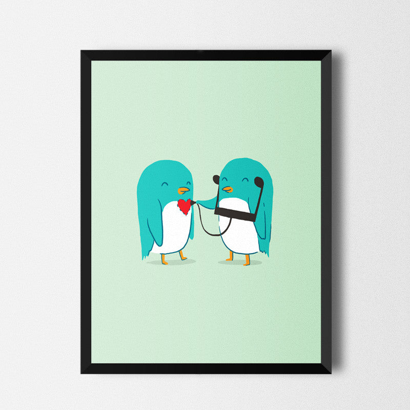 The sound of love - Art print