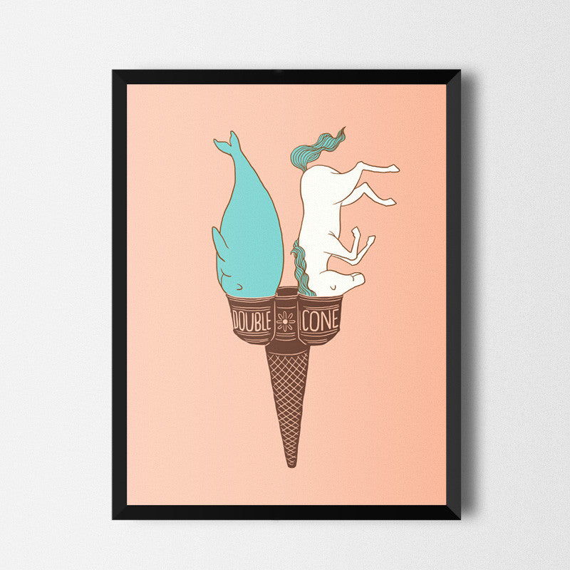 Double cone - Art print