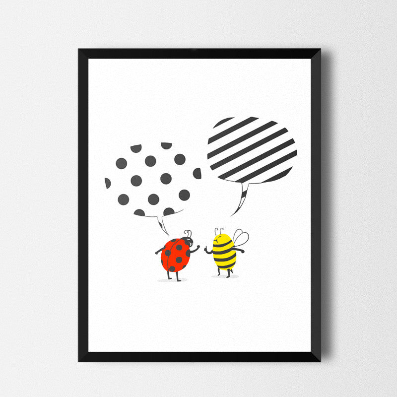 Pattern conflict - Art print