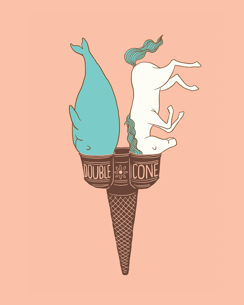 Double cone - Art print